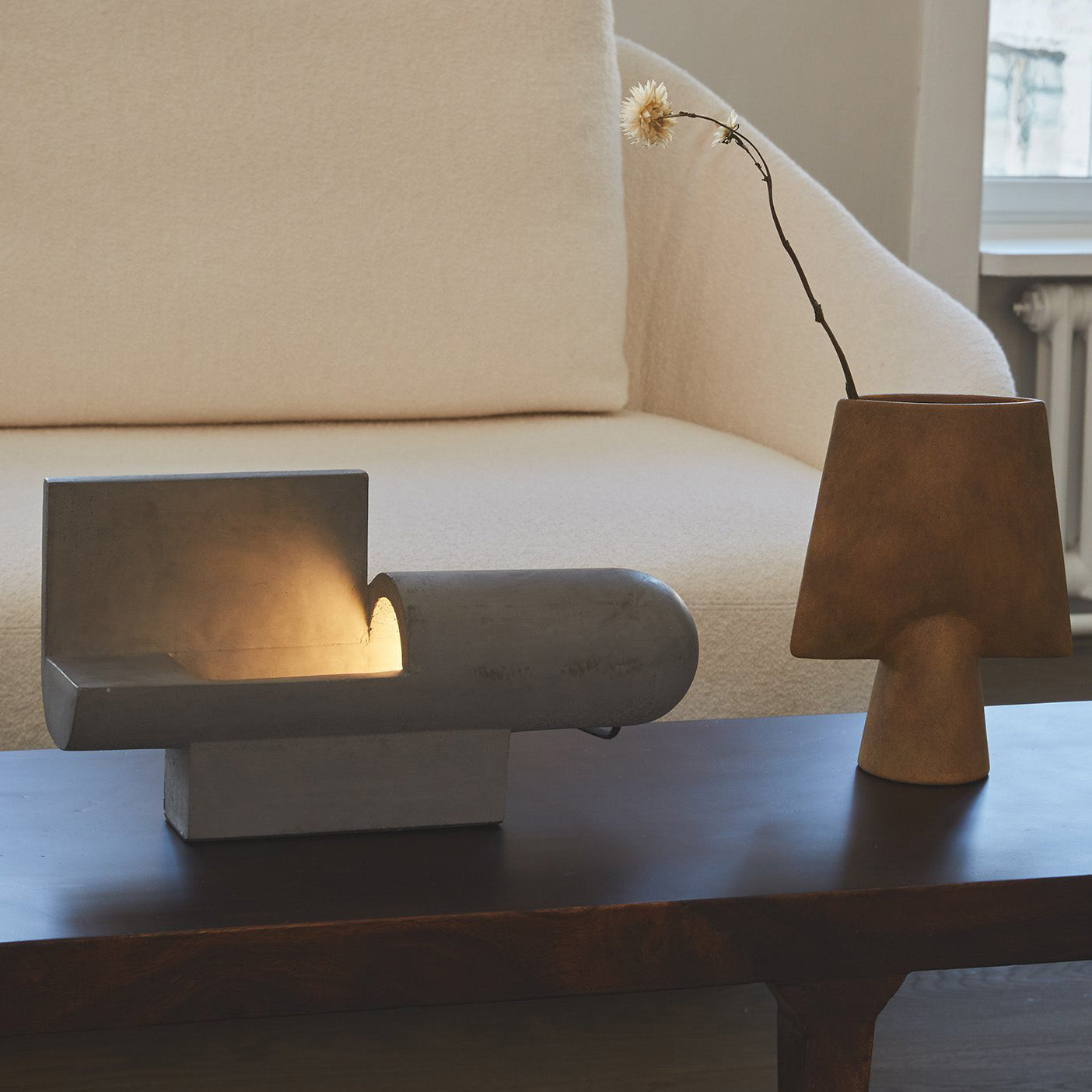 Brutalist Table Lamp