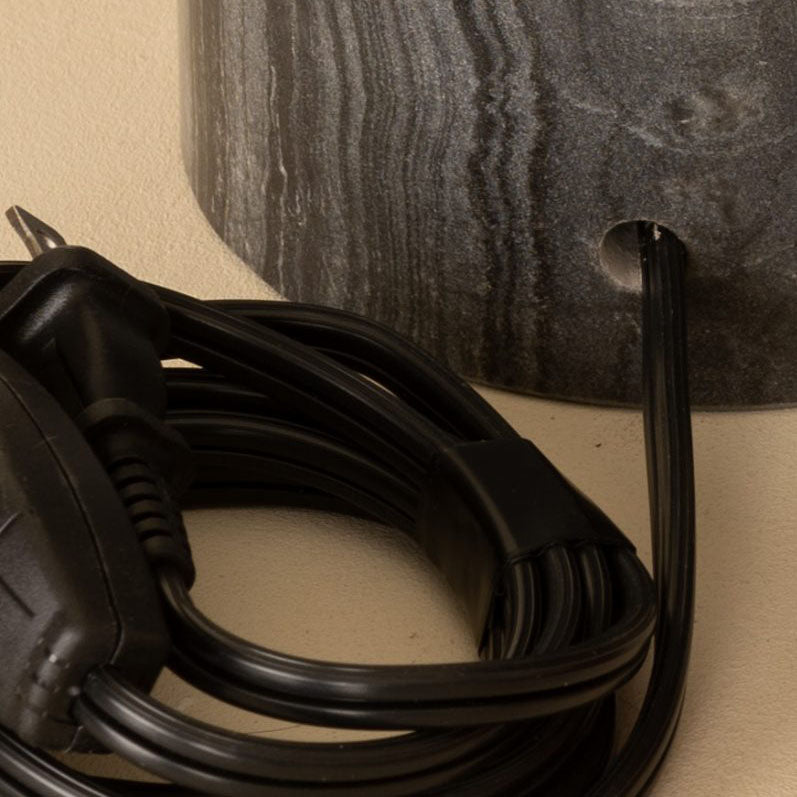 Peona Kelo Black Marble Table Lamp