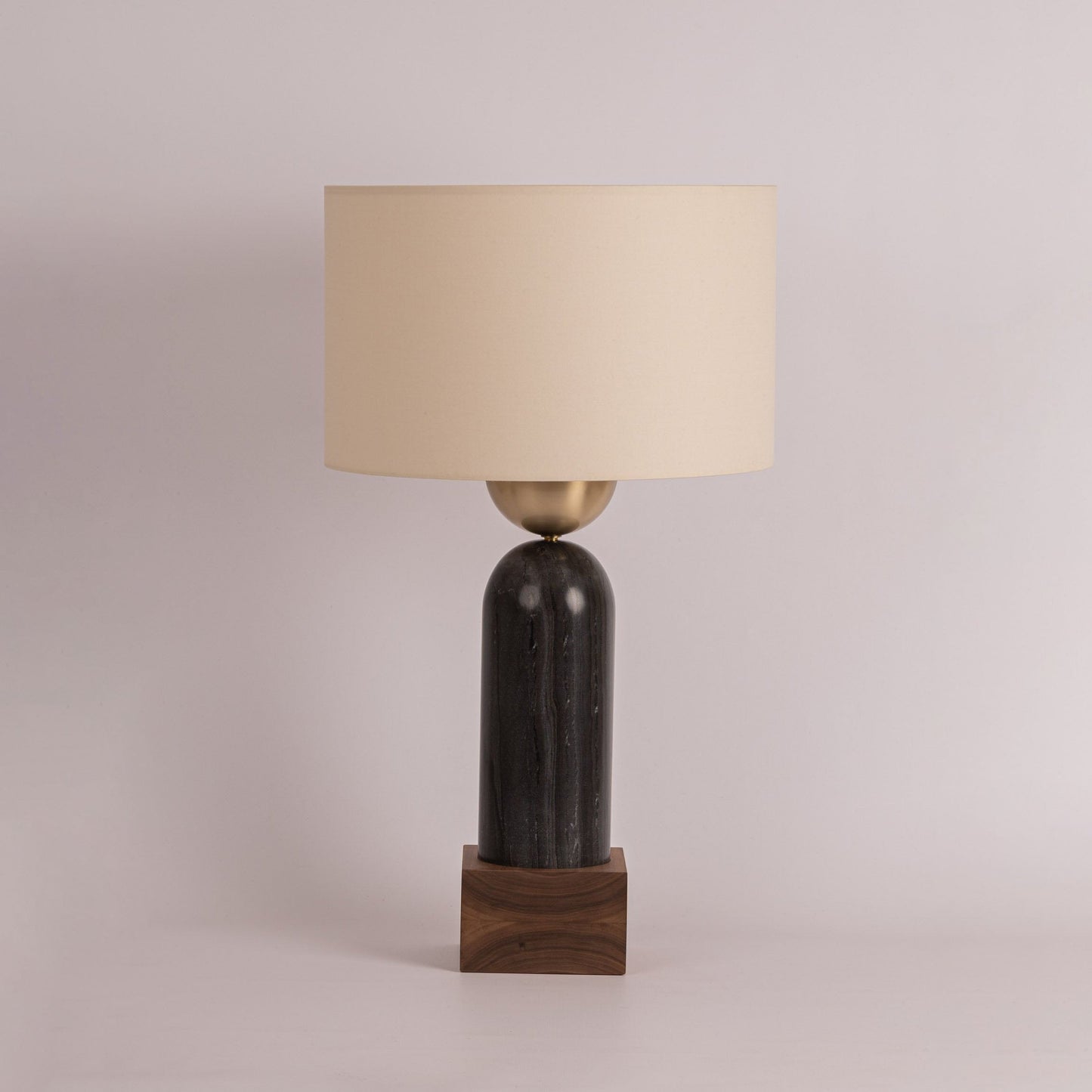 Peona Kelo Black Marble Table Lamp